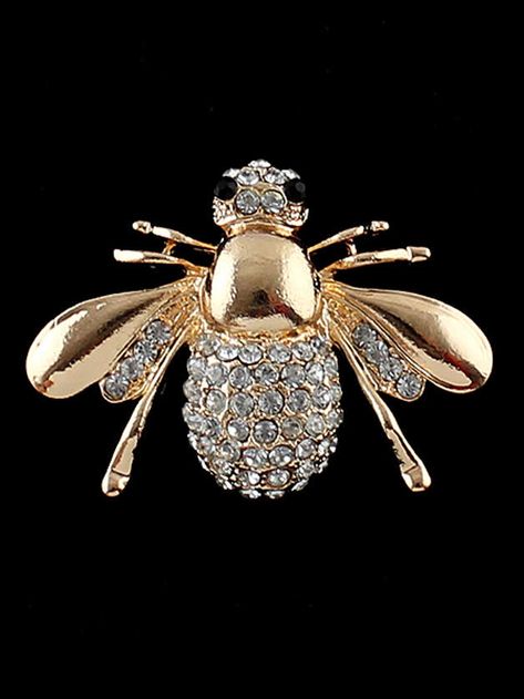 Vivid Bee Shape Rhinestone Brooch Humble Bee, Cheap Diamond Rings, Enchanted Jewelry, Bee Sting, Bee Jewelry, Bee Brooch, Bee Gifts, Cool Wallpapers Art, Bee Happy