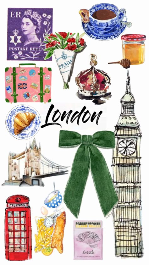 #london London Emojis, London Illustration Graphics, London Scrapbook Ideas, London Shuffle, London Art Drawing, London Moodboard, London Clipart, Scrapbook 2024, Teddy Bear Emoji