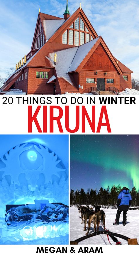 Are you looking for the best things to do in Kiruna in winter? This guide details the top activities during winter in Kiruna, as well as the top attractions! | Winter trip to Kiruna | Kiruna tours | Kiruna winter tours | What to do in Kiruna | Things to do in Kiruna | Visiting Kiruna | Visit Kiruna | Kiruna snow | Sweden in winter | Winter in Sweden Sweden Winter Travel, Kiruna Sweden Winter, Sweden Hiking, Things To Do During Winter, Winter In Sweden, Kiruna Sweden, Scandinavia Trip, Sweden Winter, Finland Trip