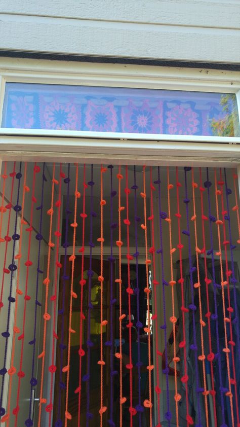 Crochet Fly Curtain, Crochet Fly, Fly Curtain, Granny Chic, Diy Curtains, Diy Knitting, Diy And Crafts, Craft Projects, Curtains