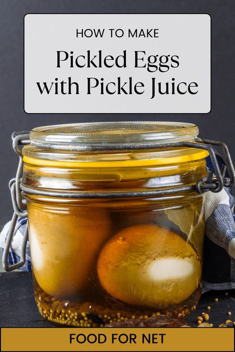 Want to create delicious pickled eggs with barely any effort? If so, pickle juice is the way to go. The juice provides plenty of flavor and is very easy to use. #pickle #juice #eggs Hillbilly Food, Pickling Brine, Homestead Diy, Pickled Eggs Recipe, Dill Pickle Recipe, Peeling Hard Boiled Eggs, Freezing Food, Corn Relish, Eggs Recipes