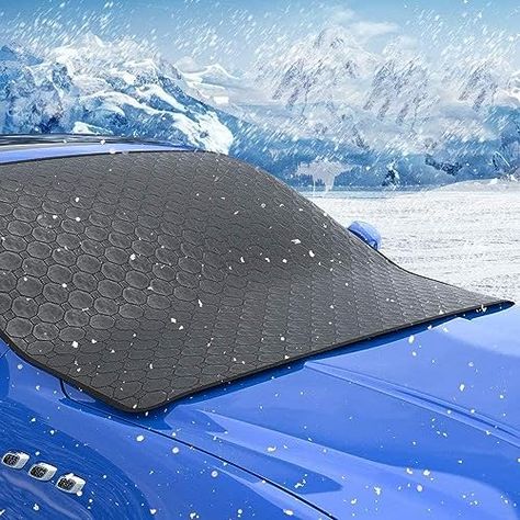 Windshield Cover for Ice and Snow, Windproof Cover thickened for Winter, Anti-frost car windshield cover,with sturdy fixed rope hook and storage bag accessories, Fits Most Cars, SUVs,Trucks(60x 49 In) Windshield Cover, Nissan Pulsar, Car Windshield, Front End, Wagons, Storage Bag, Mist, Bag Storage, Bag Accessories