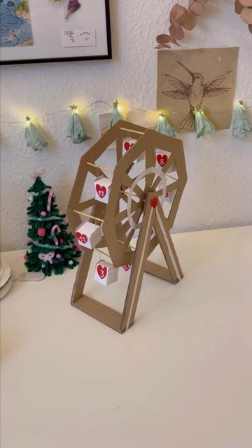 Derya🥐🥐 on Instagram: "Part 1 of making my boyfriend a theme park advent calendar🎡🎀 I want to try a carousel next🎠" Diy Christmas Gifts For Boyfriend, Bf Gifts, Diy Gifts For Him, Diy Calendar, Christmas Calendar, Diy Advent Calendar, Calendar Gifts, Presents For Boyfriend, Boyfriend Diy