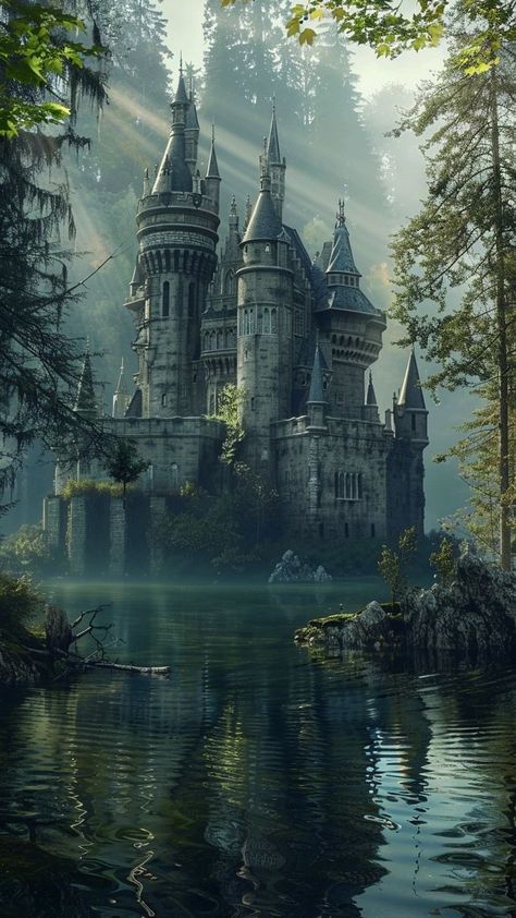 Haunted House Pictures, Castle Wallpaper, Classic Fantasy, Old Castle, Castles In Scotland, Witchy Wallpaper, Castle Art, My Fantasy World, Fantasy Forest