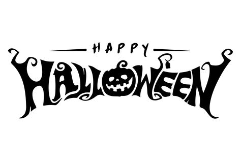 Halloween Printables-Happy Halloween Lettering Ideas, Halloween Word Art, Halloween Letters Printable, Letters Design Ideas, Halloween Stencils Printables Free, Cute Halloween Signs, Halloween Desenhos, Halloween Desenho, Happy Halloween Lettering