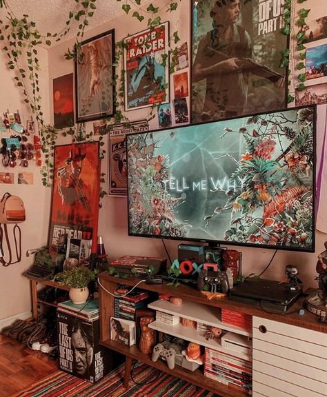 Video Game Room Ideas, Game Room Ideas, Zimmer Diy, Nerd Room, Gamer Room Decor, Video Game Room Design, Deco Studio, Video Game Rooms, Gaming Room Setup