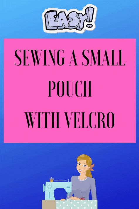 So you've watched my most popular video on how to sew velcro to fabric, in this video I show you how to make a project with velcro. We are going to sew small pouch with velcro. The velcro is used as a closure for the pouch #sewing #sew #sewingpouch Velcro Pouch Diy, Pencil Pouch Diy, Makeup Bag Pattern, Pouch Diy, Pouch Sewing, Pouch Tutorial, Rice Bags, Pad Bag, Small Pouch