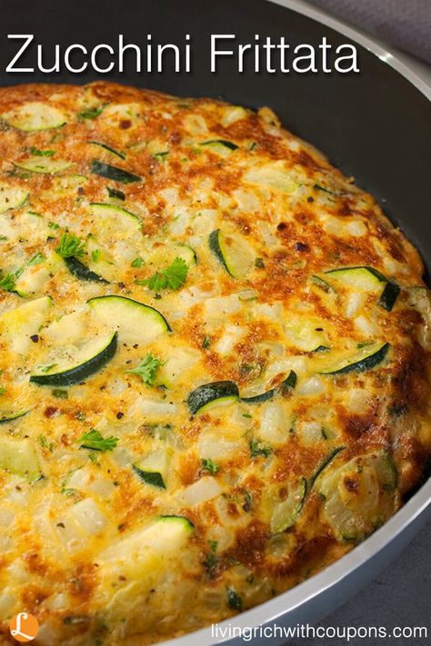 Zucchini Frittata Recipe, Zucchini Frittata, Breakfast Frittata, Fest Mad, Frittata Recipe, Zuchinni Recipes, Nice Dinner, Frittata Recipes, Quiche Recipes