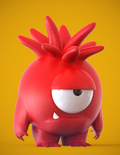 Monster 3D, Leonardo Morva on ArtStation at https://www.artstation.com/artwork/RQoQE 3d Karakter, Art Toys Design, Simple Character, Vinyl Art Toys, Monster Drawing, Monster Characters, 3d Artwork, Vinyl Toys, Monster Design