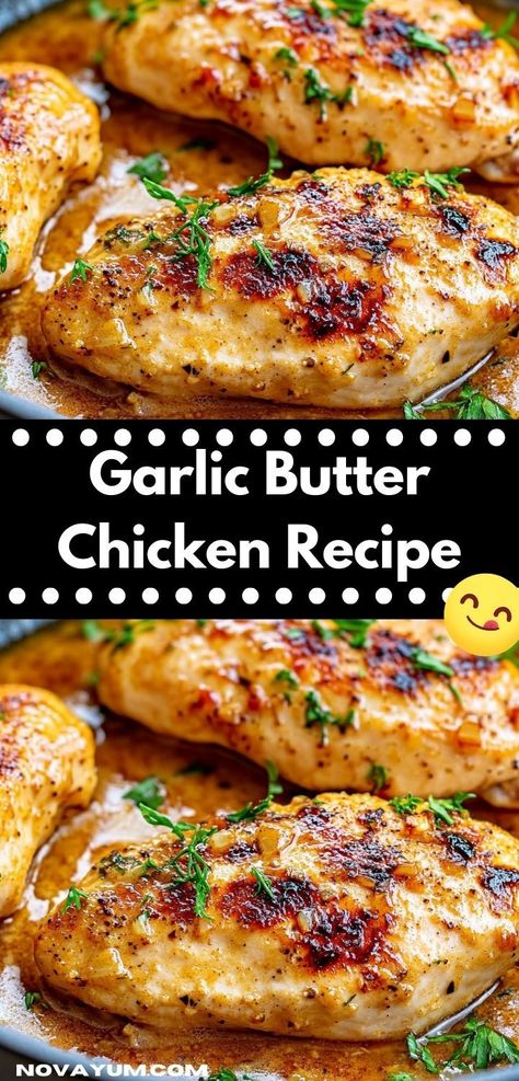 Craving a quick yet delicious meal? This Garlic Butter Chicken Recipe offers a simple preparation process, making it perfect for busy weeknights. Enjoy a tasty dish that brings everyone to the table! Pan Seared Chicken Breast, Ground Beef And Potatoes, Butter Chicken Recipe, Chicken Breast Seasoning, Beef And Potatoes, Garlic Butter Chicken, Garlic Butter Sauce, Cook Chicken Breast, Chicken Recipes Casserole