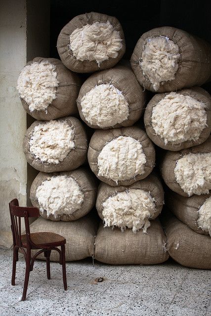 Bales of Egyptian Cotton | Cairo, Egypt by Thomas Leplus Egyptian Cotton Sheets, Cotton Fields, Cairo Egypt, Back To Nature, Cotton Sheets, Giza, Egyptian Cotton, Cairo, Natural Fibers