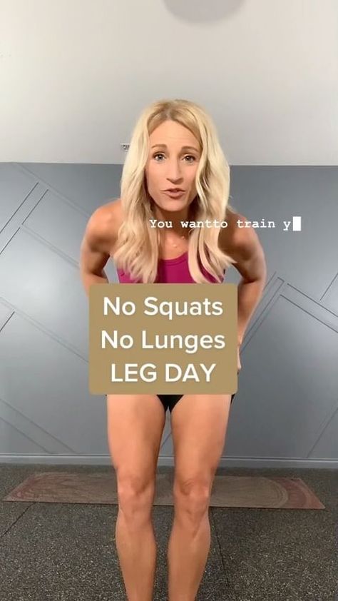 Tracy Steen on Instagram: “No squats or lunges LEG DAY! Not everyone has a pain free time hitting squat or lunges, but in this workout, you can still train your legs…” Non Squat Leg Workout, Leg Day Without Squats, Leg Workouts Without Squats And Lunges, No Lunge Leg Workout, Leg Workout No Squats, Leg Workout No Squats Or Lunges, No Squat No Lunge Leg Workout, Low Impact Leg Workout At Home, No Weight Leg Workout