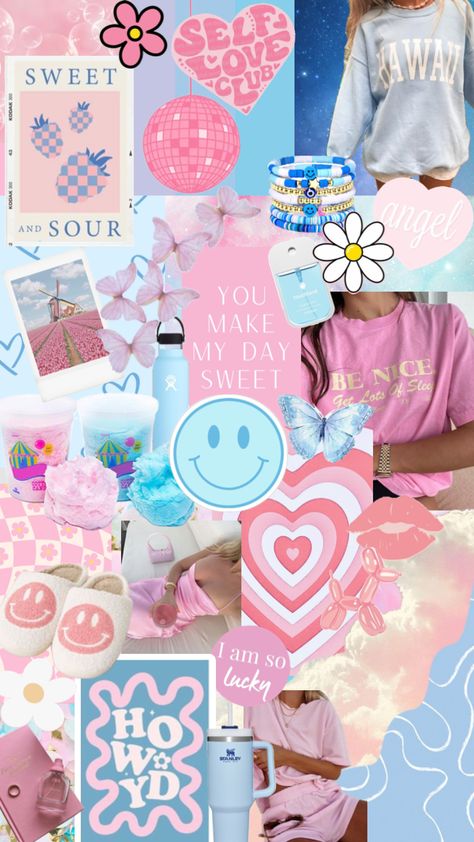 #blue #blueaesthetic #blueaesthetic #bluecollage #pink #pinkaesthetic #pinkcore #blueandpink #wallpaper Collages Wallpaper, Ombre Wallpaper Iphone, Danish Pastel Aesthetic, Pineapple Wallpaper, Pastel Poster, Pastel Designs, Cute Backgrounds For Phones, Pastel Room, Cute Pastel Wallpaper