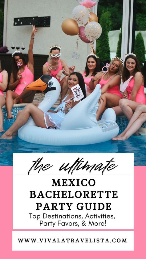 Plan the ultimate bachelorette party in Mexico with my exclusive guide. From beach clubs in Cancun to tequila tasting in Cabo, discover the best destinations and activities for a memorable celebration. Cabo Bachelorette Party Ideas, Cancun Bachelorette Party Theme, Mexico Bachelorette Party Themes, Mexico Bachelorette Party Favors, Bachelorette Party Mexico, Cancun Bachelorette Party, Cancun Bachelorette, Party In Mexico, Mexico Bachelorette Party