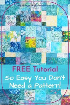 FREE BABY QUILT PATTERN! Learning how to make the fastest baby quilt begins with using 100 charm squares. It's so easy you don't even need a pattern! See how to turn those charm squares into an amazing quilt faster than you ever thought possible! What To Do With Quilt Squares, Charm Pack Baby Quilt Patterns Free, Square In Square Quilt Pattern, Easy Free Quilt Patterns, Duckworth Quilt Pattern, Baby Quilt Patterns Easy Free Simple, Quick Quilt Patterns Free, Baby Quilts Patterns Free, Quilt In A Day Patterns Free