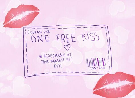 Kiss coupon Free Kisses Coupon, Kiss Coupons, Free Kiss, Love Friendship Quotes, Free Kisses, Meme Pictures, Friendship Quotes, Ted Baker Icon Bag, Kiss