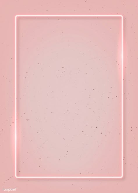 Rectangle pink neon frame on a pink background vector | premium image by rawpixel.com / manotang Pink Neon Wallpaper, Neon Frame, Neon Rose, Instagram Photo Frame, Instagram Background, Instagram Frame Template, Framed Wallpaper, Neon Wallpaper, Pink Frames