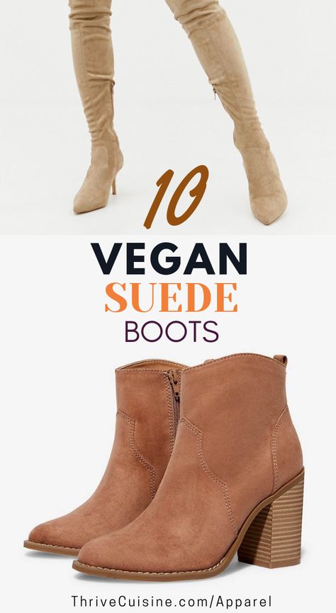 Looking for a pair of vegan suede boots that you can wear with almost anything? You're in for a treat! These boots will not only make you look stylish and fashionable, they're cruelty-free too. Capsule Shoes, Vegan Outfits, Vegan Hiking Boots, Vegan Boots Women, Vegan Winter Boots, Vegan Clothes, Vegan Shoes Women, Vegan Heels, Vegan Style