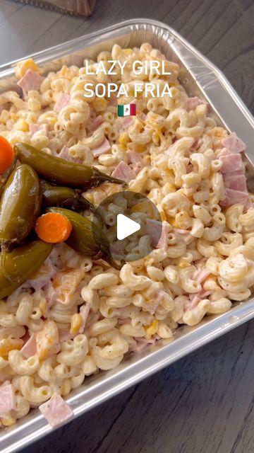 Cold Pasta With Ham, Creamy Cold Pasta Recipes, Mexican Pasta Salad With Ham, Elbow Salad Recipes, Mexican Ham Pasta Salad, Elbow Pasta Salad Recipes, Hot Days Dinner Ideas, Mexican Macaroni Salad With Ham, Pasta Salad Recipes Mexican