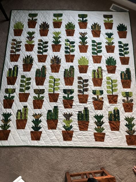 Botanical Quilt Patterns, Succulent Quilt Pattern, Novelty Quilt Patterns, Elizabeth Hartman Quilt Patterns, Plant Quilt Pattern, Nature Quilt Patterns, Elizabeth Hartman Patterns, Funny Quilts, Succulent Quilt