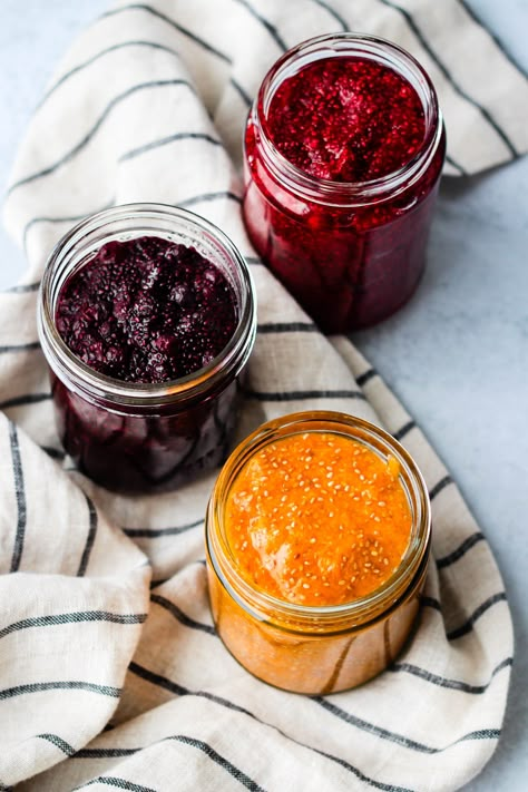 Walder Wellness, Chia Seed Jam, Chia Jam, Plant Based Breakfast, Low Carb Pizza, Chia Seed Pudding, Food Pantry, Jam Recipes, Healthy Eating Tips