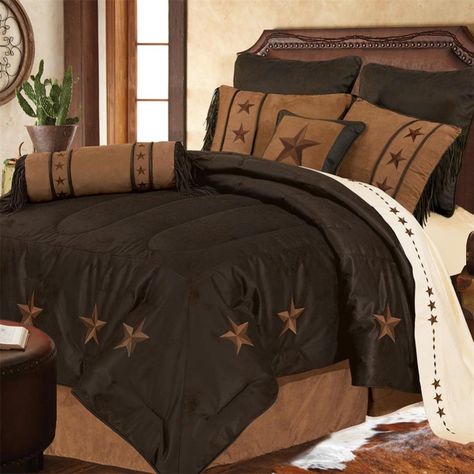 Western Comforter Sets, Western Bedding Sets, Star Bedding, Western Bedding, Twin Comforter Sets, Embroidered Bedding, Embroidered Stars, Luxury Bed, Rustic Bedding