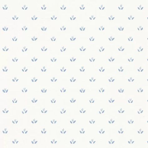 Ophelia & Co. Catriona 32.7' x 20.5" Mini Tulip Wallpaper | Wayfair Tulip Wallpaper, Wallpaper Colour, Spotted Wallpaper, Blue And White Wallpaper, Blue Floral Wallpaper, Lily Wallpaper, Wallpaper Vinyl, Fresh Kitchen, Manhattan Comfort