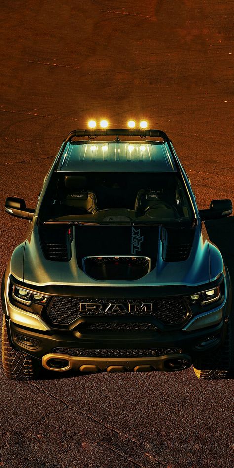 (°!°) 2021 RAM 1500 TRX, image enhancements by Keely VonMonski 🐁.. Ram Trx Aesthetic, Dodge Ram Trx Wallpaper, Ram Trx 2021, Dodge Ram Wallpaper, Trx Truck, Ram Trx 1500, Dodge Ram 4x4, Ram 4x4, Dog Ram