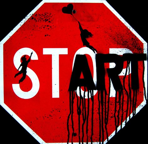 Graffiti Style Art, Stop Sign, Art Pop, Graffiti Art, Tattoo Studio, Diy Art, Art Inspo, Art Projects, Street Art