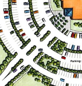 Creative Parking Layout by rlz Parking Design Plan, Parking Layout, Parking Plan, Site Development Plan, Parking Lot Architecture, Radial Design, Architecture Model Making, Parking Design, Diagram Architecture