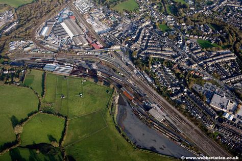 aerial photograph of Carnforth, Lancashire England UK Lancashire England, West England, Aerial Photograph, Old Trafford, Local History, England Uk, Local Area, Old Pictures, North West