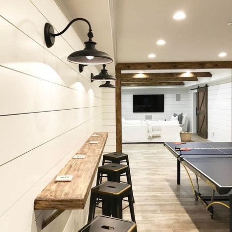 Unfinished Basements, Unfinished Basement Ceiling, Basement Home Theater, Pool Table Room, Basement Games, Basement Lighting, Basement Laundry Room, Basement Inspiration, Basement Laundry