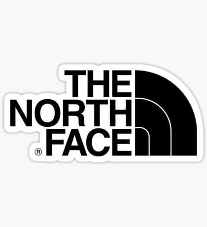 North Face Brand, Popular Logos, Brand Stickers, Famous Logos, Face Logo, Face Stickers, Cool Stickers, Logo Sticker, Aesthetic Stickers