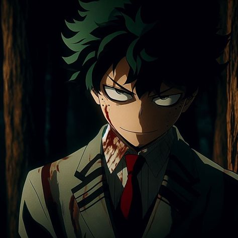 Scary Izuku, Deku As A Villain, Prototype Deku, Villain Deku Fanart, Villain Deku X Bakugou, Angry Deku, Demon Deku, Adult Deku, Deku Villain