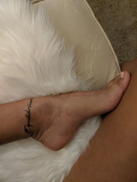 Words On Ankle Tattoo, Ankle Tattoo Writing, Ankle Name Tattoo For Women, Ankle Word Tattoos For Women, Ankle Script Tattoo, Front Foot Tattoo, Word Ankle Tattoo, Front Ankle Tattoos For Women, Ankle Tattoo Words