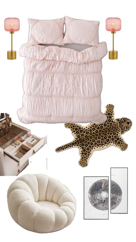 Bedroom Aesthetic Books, Leopard Room, Cool Girl Rooms, Candle Bedroom, White Room Decor, Aesthetic Books, Room Redesign, Stockholm Style, Girly Room