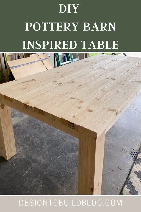 Buying a new table can be extremely expensive. This easy to follow tutorial will show you how to build a beautiful modern wood table. Save lots of money by building your own DIY dining room table. Outdoor Dining Table Diy, Outdoor Table Plans, Modern Wood Table, Door Dining Table, Outdoor Wood Table, Wood Dinner Table, Diy Patio Table, Table Build, Diy Dining Room Table