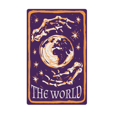 The world tarot editable t-shirt template Tarot Advertisement, 10 Of Pentacles Tarot Card, Wheel Of Fortune Tarot Design, Tarot Shirt Design, Tarot Card Tshirts, The World Tarot, Tarot Card Shirt Tees, Cool Graphics, Merch By Amazon