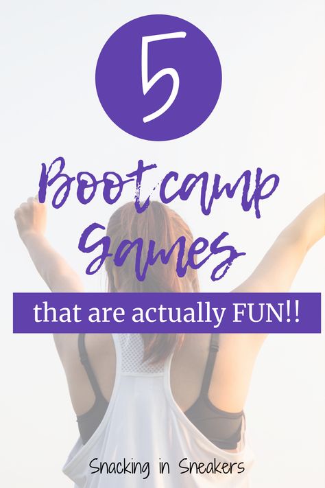 Need some good workout inspiration?  Try these fun fitness games!  These boot camp games are awesome to play in a group and will have you burning calories without even realizing it. #fitness #exercise #workout #bootcamp #fitnessgames Bootcamp Games, Fun Fitness Games, Fitness Games, Camp Games, Burning Calories, Boot Camp Workout, Group Fitness Classes, Fun Fitness, Workout Inspiration