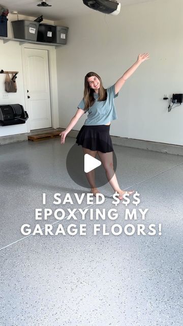 Diy Epoxy Garage Floor, Diy Garage Floor Epoxy, Epoxy Garage Floor Ideas, Epoxy Floors In Home, Diy Epoxy Floor, Garage Epoxy Floor, Garage Floor Ideas, Garage Flooring Ideas, Garage Floors Diy