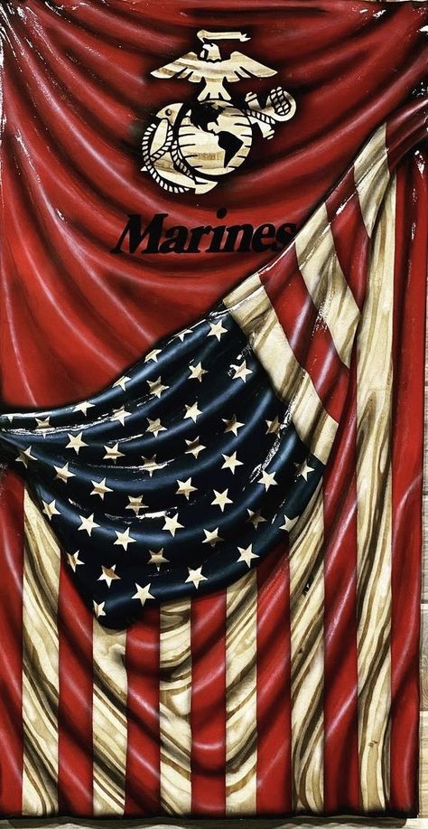 Patriotic Art Ideas, Usmc Wallpaper, Marine Corps Quotes, Marine Quotes, Marine Tattoo, Marine Corps Humor, Usmc Quotes, American Wallpaper, Patriotic Projects