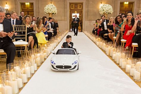 Car Themed Wedding, Flower Girls And Ring Bearers, Luxury Convertible, Flower Girl Ring Bearer, Girl Ring Bearer, Duke Photography, Inside Weddings, Grand Wedding, Car Themed Parties