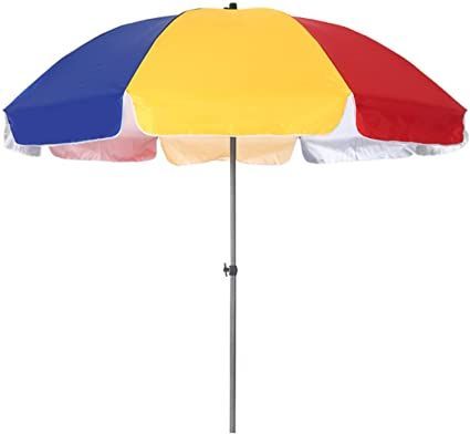 NWB Patio Umbrella Outdoor Sunbrella Garden Parasol, Steel, with 3 Ribs, UV Protection, with Storage Bag, Garden Umbrella for Pool Backyard Patio (Size : 2.2m/7.2ft) Balcony Umbrella, Portable Garden, Beach Patio, Umbrella Outdoor, Market Table, Garden Parasol, Shade Umbrellas, Garden Umbrella, Table Umbrella