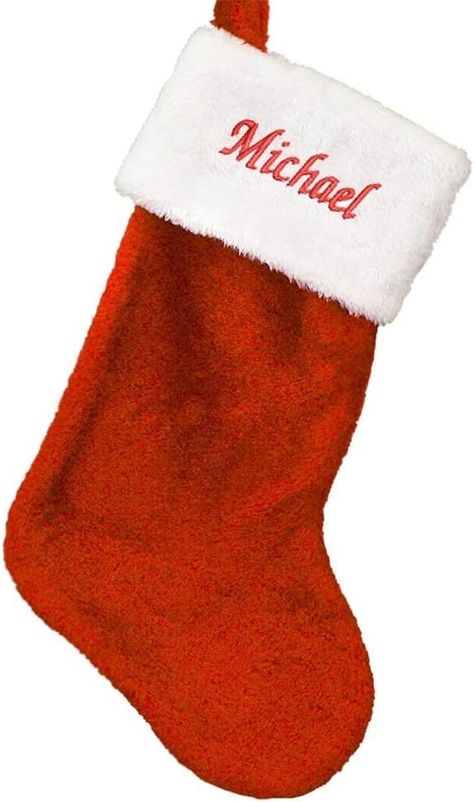 Need to add to you collection? Looking to start a new holiday tradition? Look no further, I've got the hook up on all of your holiday needs!! Check out these awsome customized stockings! Head on over and get yours now! Custom Stockings, Embroidery Red, Stocking Designs, Custom Stocking, Red Stockings, Unique Christmas Decorations, Christmas Mantle, Holiday Store, Christmas Stockings Personalized