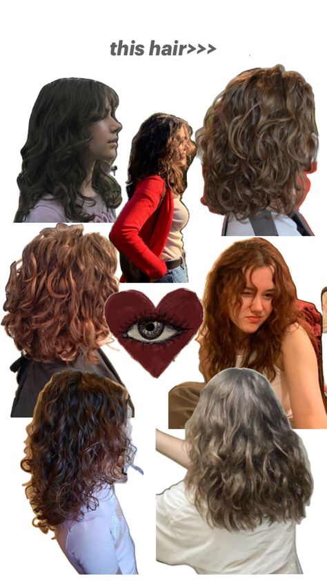 i love this sm (2c, 2b, mid, short, curly, wavy, brown, aesthetic, dream hair) Curly Hair 2c, 2c Hair, Aesthetic Dream, Brown Curly Hair, Curl Pattern, Short Wavy Hair, Short Wavy, Brown Aesthetic, Dream Hair