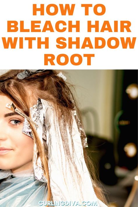 How to bleach hair with shadow root Darker Roots With Blonde Hair, Diy Shadow Root Hair At Home, At Home Shadow Root, Root Melt Vs Root Smudge, How To Bleach Hair At Home Step By Step, Diy Root Smudge Hair, How To Shadow Root, How To Shadow Root Hair At Home, Diy Shadow Root Hair