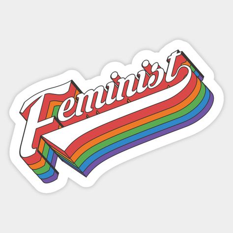 stickers retro - Google Search Feminist Stickers, Feminism Stickers, Feminist Design, Vintage Lovers, Cool Themes, Women's Rights, 70s Style, Retro 70s, Vintage Lover