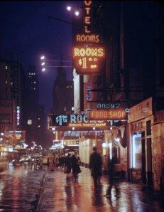 The Times Square we grew up with ... no Disney store back then. We walked quickly and averted our gaze as necessary. Sometimes an adventure getting to the subway. In The Rain, The Rain, At Night, Times Square, York City, New York City, Walking, Neon Signs, Neon