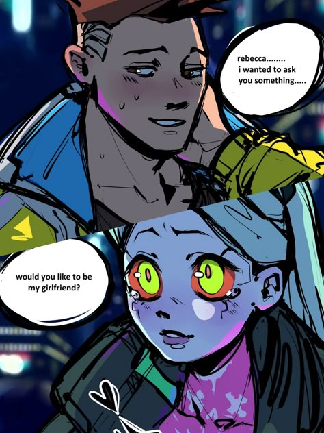 David And Rebecca Cyberpunk, David X Rebecca Cyberpunk, Cyberpunk Edgerunners Fanart, Cyberpunk Anime, Comic Art Girls, Cyberpunk Fashion, Arte Cyberpunk, Cyberpunk 2077, Manga Cosplay