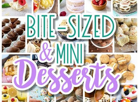 The BEST Bite Size Dessert Recipes - Mini, Individual, Yummy Treats, Perfectly Pretty for Your Baby and Bridal Showers, Birthday Party Dessert Tables and Holiday Celebrations! Dreaming in DIY Lemon Desserts Easy, Easy Party Desserts, Desserts Table, Mini Dessert Recipes, Table Birthday, Coconut Dessert, Birthday Party Desserts, Tarte Fine, Valentinstag Party